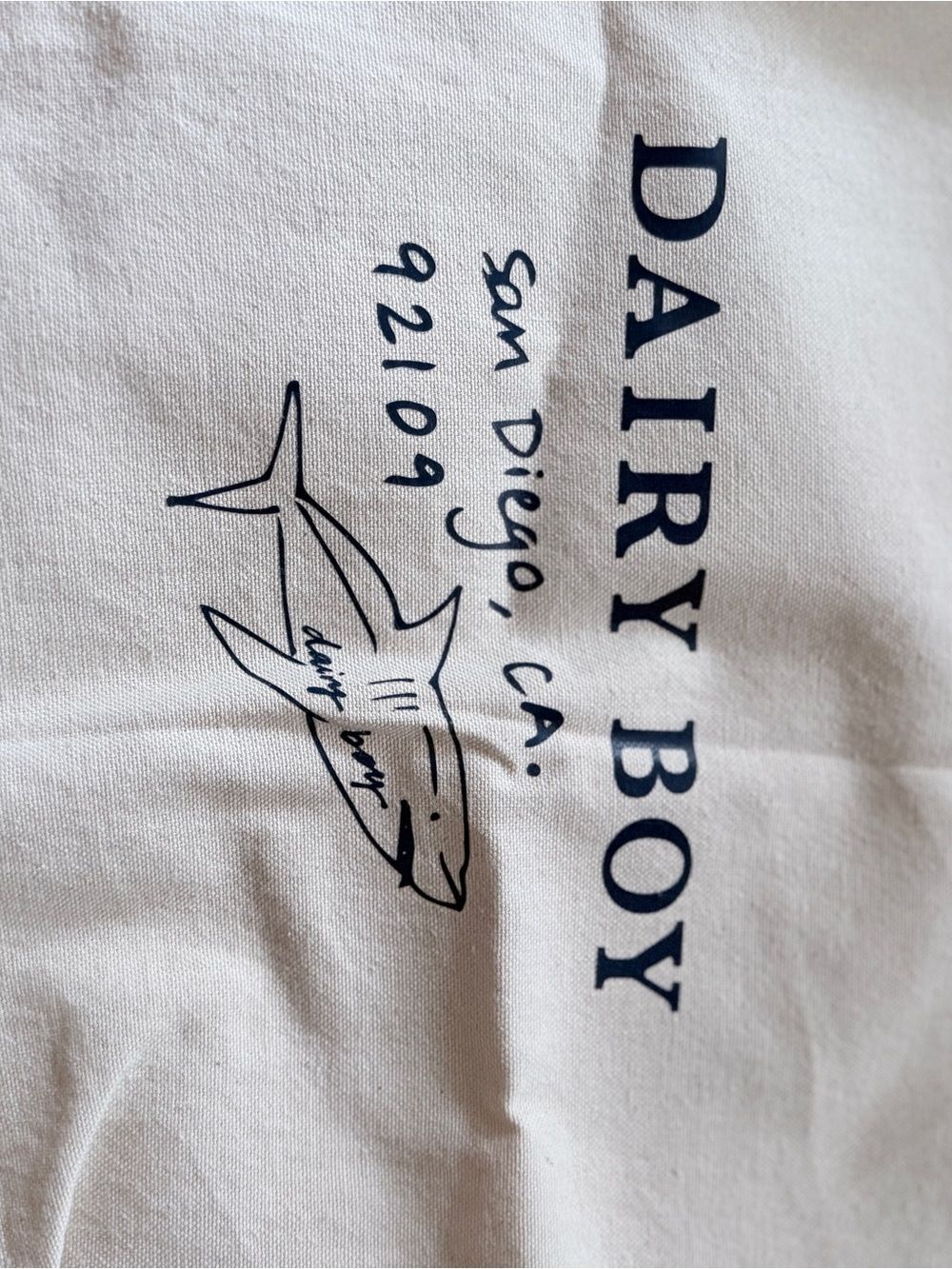 Limited Ed DAIRY BOY San Diego Canvas Tote - Picture 3 of 5